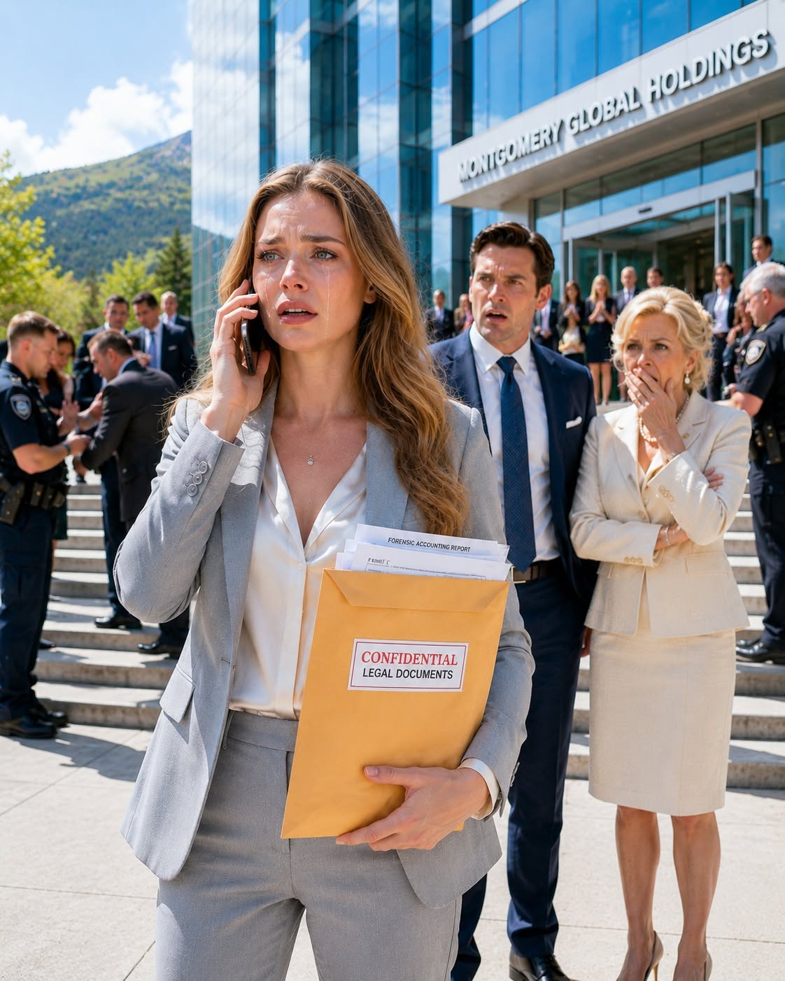 "Twelve minutes after my divorce was officially finalized, I called my dad and told him to fire the 27 employees my ex-husband’s family had secretly planted in our steel company, along with the $74 million they’d embezzled over six years right under my trusting nose. For eight years I let Daniel convince me I was paranoid to distrust his relatives, until a forensic auditor proved they’d siphoned tens of millions into fake suppliers and empty warehouses—so I waited patiently until the judge signed our divorce papers to burn their entire criminal scheme to the ground. That night his enraged mother banged on my front door screaming that I’d ruined her family’s lives by firing them all, but I just held up the thick forensic dossier and told her the next people knocking would be the district attorney’s fraud investigators."