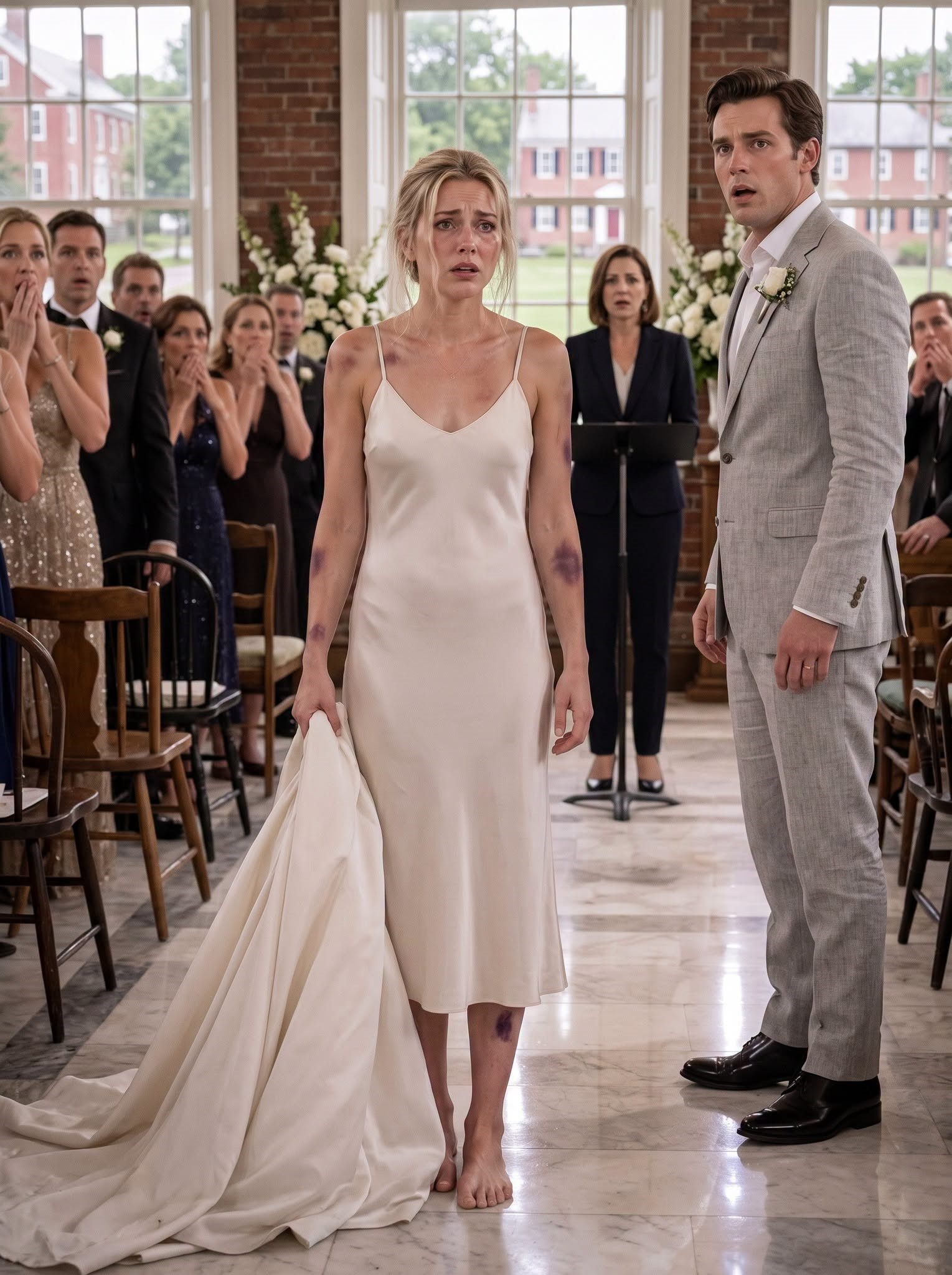 Standing at the altar in front of four hundred guests, Jonathan Duncan squeezed my fingers until the wedding rings bit into my flesh and leaned in to whisper that from that second forward I belonged to him and I’d better learn my place fast—so I smiled right back and told him he’d asked for a wife, and now he was about to meet my witness.