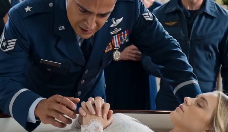 I found a torn navy-blue button clutched in my dead wife’s hand at her staged funeral—and I knew instantly it belonged to my brother, and that my mother’s cold grief was just another lie.