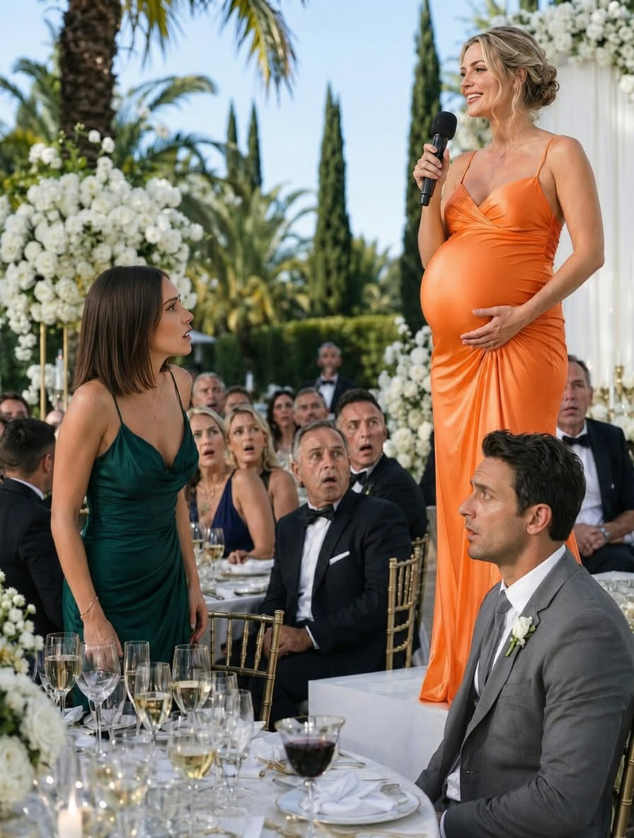 In the middle of the lavish tenth-anniversary party I’d planned every last detail of, my younger sister Natalie grabbed the microphone out of the DJ’s hand, raised it high, and announced to all three hundred guests that she was pregnant with my husband Eric’s baby, smiling straight at me the whole time like she’d just won a prize we’d both been competing for our whole lives.
