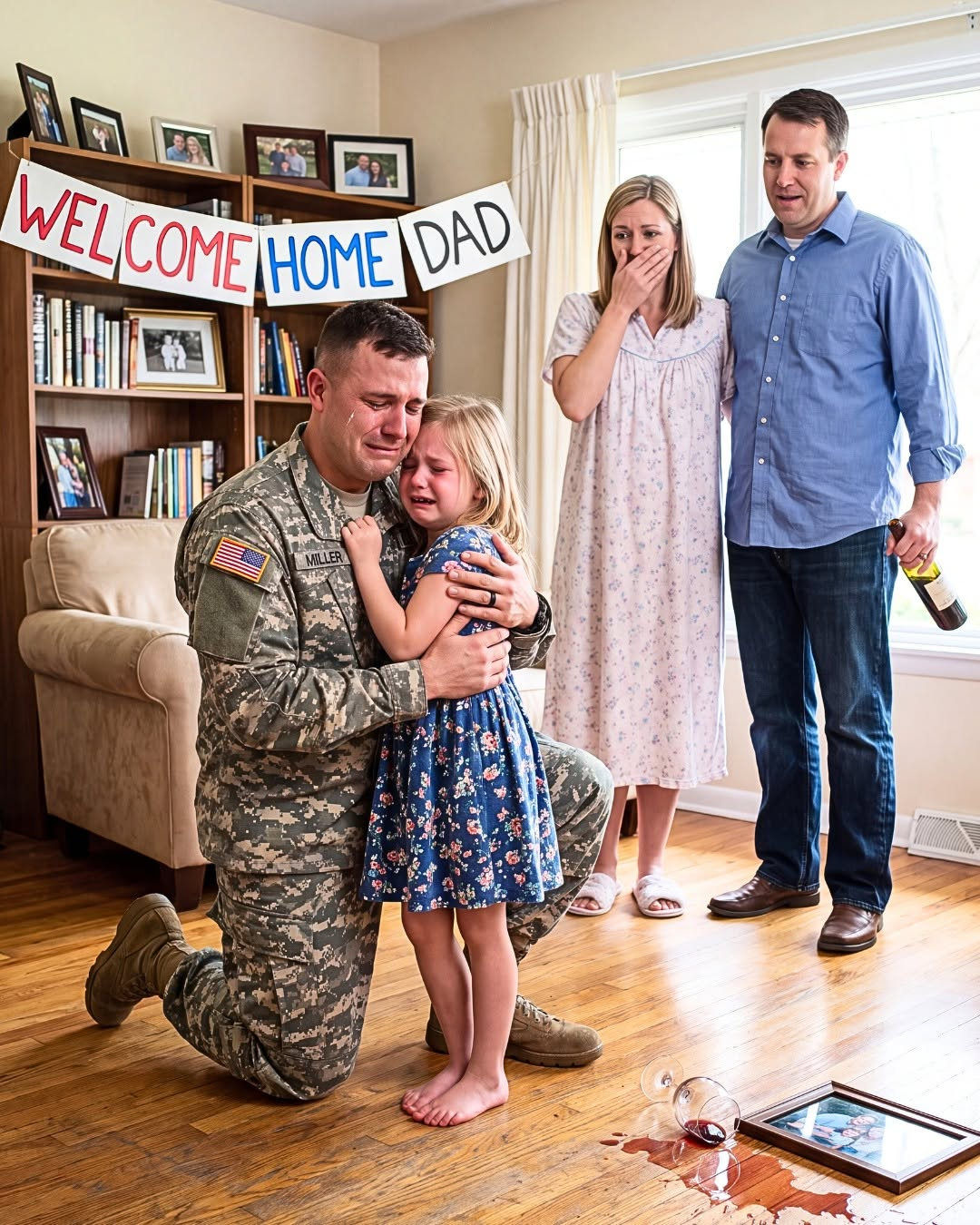 Four months into my third combat deployment I got a midnight text from my fifteen-year-old daughter Nora, scared out of her mind, telling me her mother had been bringing a strange man into our house for weeks, sleeping with him there, and introducing him to her little brother as Uncle Travis—then calling me the abandoning deadbeat dad when Nora got upset about it.