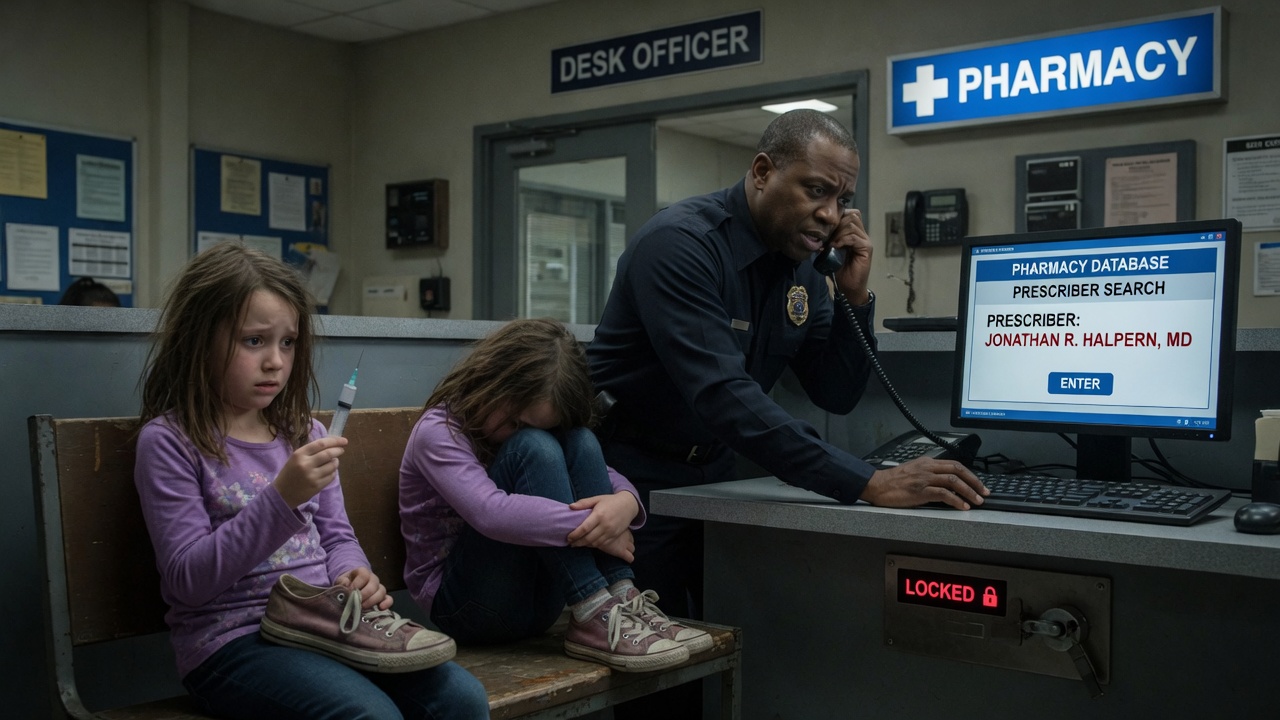 Two seven-year-old twins walked into my police station alone; one was curled around her stomach in pain, the other pulled an empty medicine syringe from inside her sneaker.