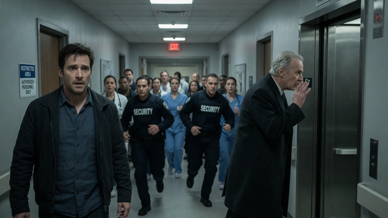 As security flooded the hallway, Preston watched his uncle step out of the private elevator and whisper three words that made the entire hospital staff freeze.