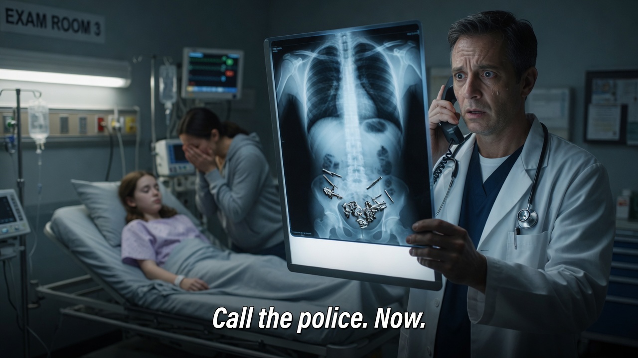 My 6-year-old daughter came home from her father's house unable to sit down. Hours later, she collapsed in the ER—and the doctor stared at her X-ray, went pale, and said, Call the police. Now.