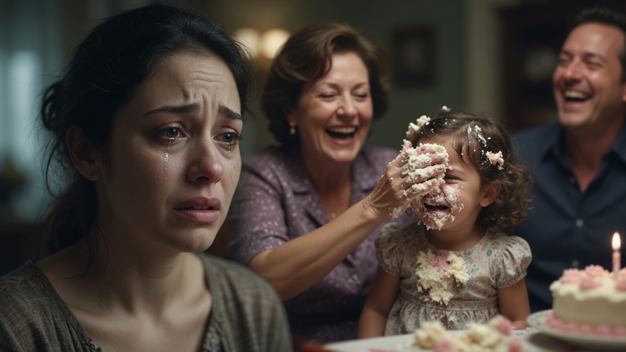 My mother-in-law shoved birthday cake into my little girl’s face and called it a joke. What broke me wasn’t her laugh—it was hearing my husband laugh too.