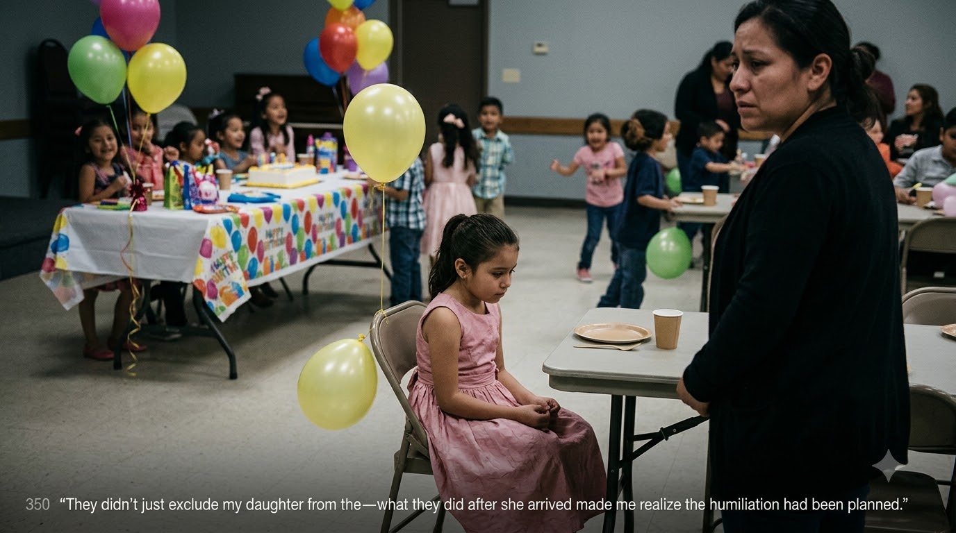 "They didn’t just exclude my daughter from the party—what they did after she arrived made me realize the humiliation had been planned. "