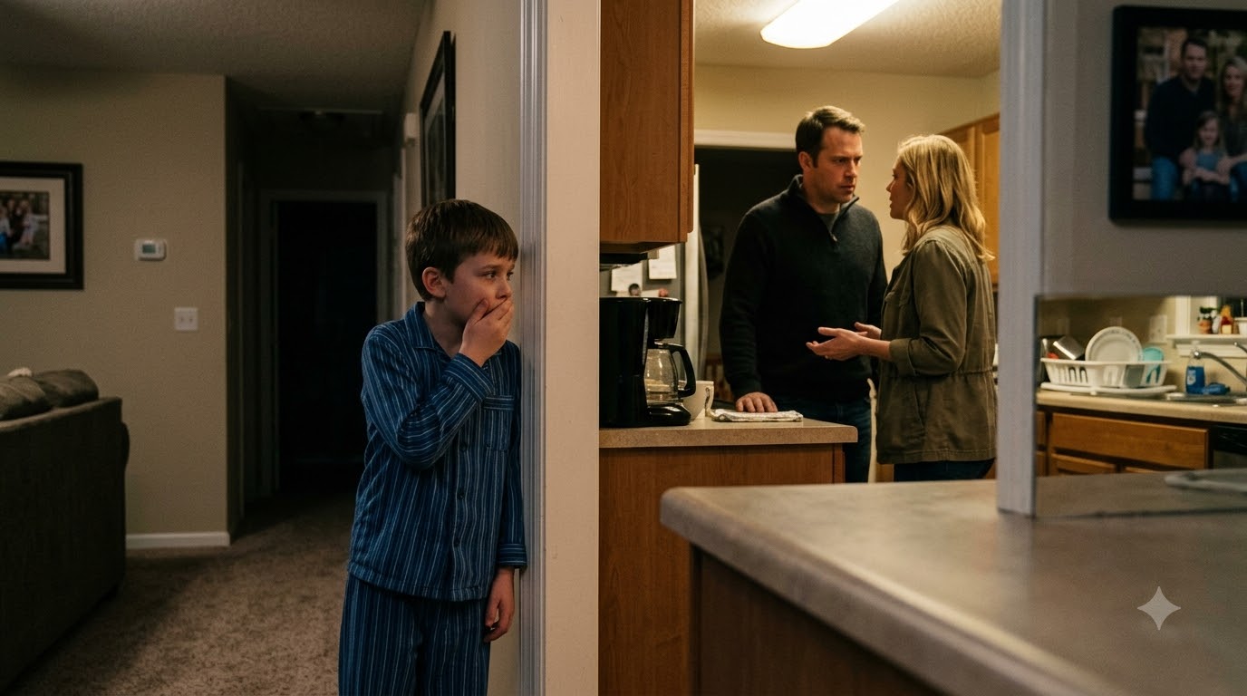 My Son Saw His Father Bring Another Woman Into Our House—Then He Heard What They Were Planning