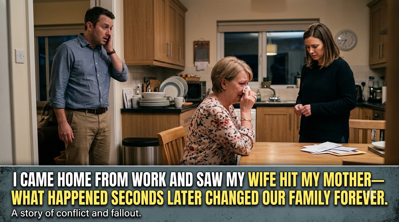 I Came Home From Work and Saw My Wife Hit My Mother—What Happened Seconds Later Changed Our Family Forever