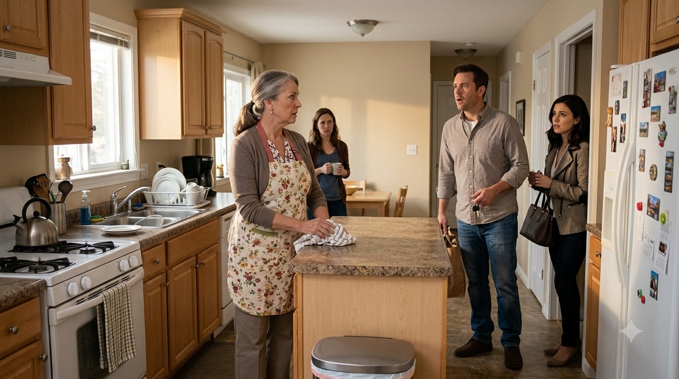 My Husband Brought His Mistress Into Our Home—But He Never Expected His Mother To Be Standing In The Kitchen