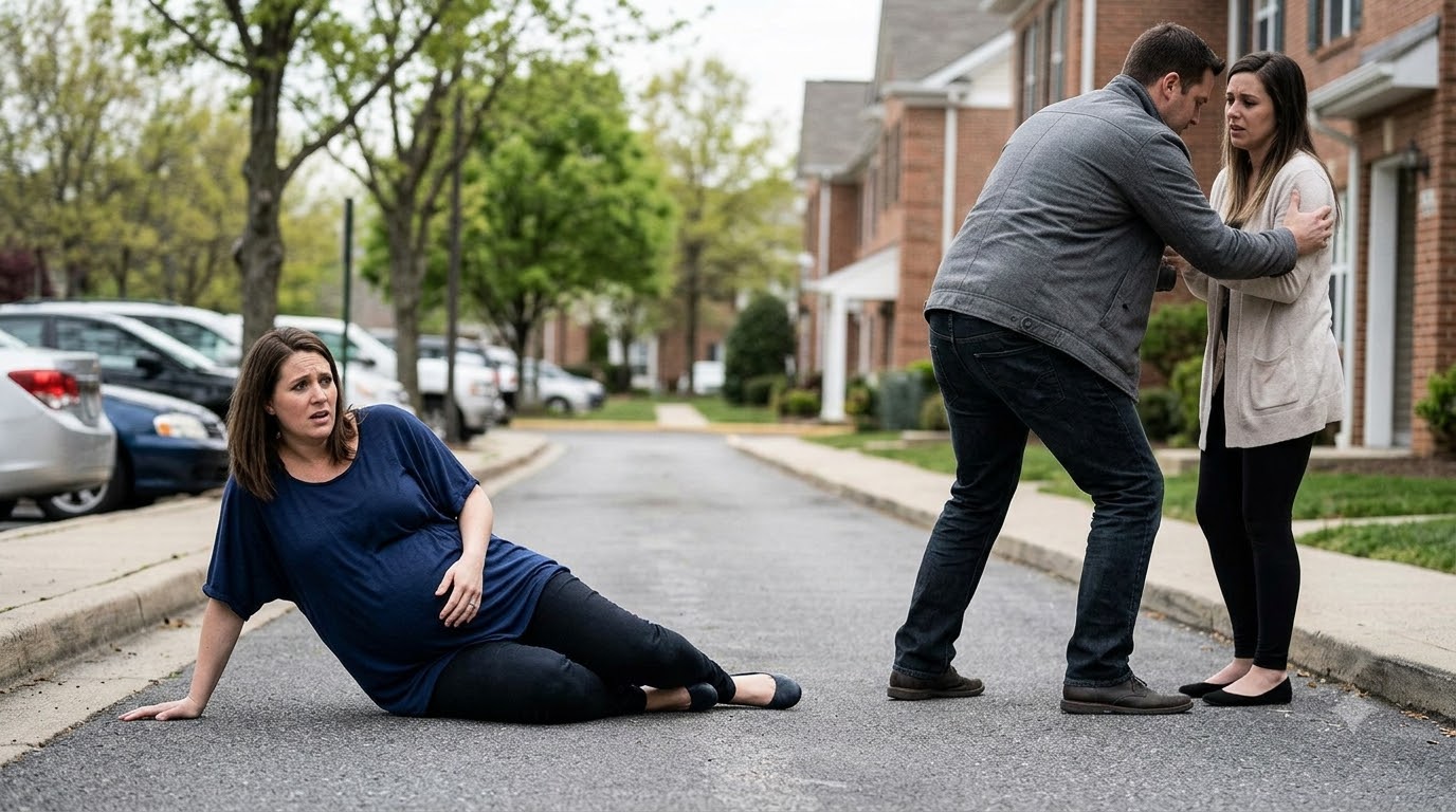 My husband’s mistress shoved me to the ground while I was eight months pregnant—and the person he rushed to protect wasn’t me.