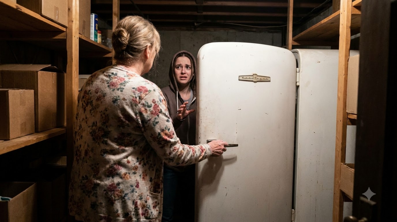 I Heard My Daughter Screaming From the Storage Room—Then I Found My Mother-in-Law Trying to Lock Her Inside an Old Refrigerator