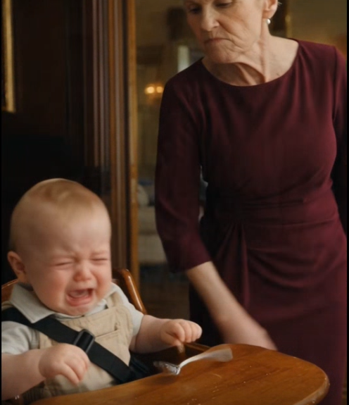 The entire dinner table went silent when the grandmother slapped her 8-month-old grandson because he wouldn’t stop crying.
