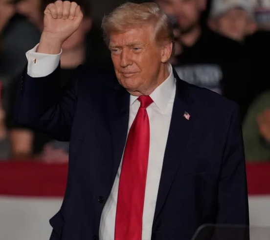 A Reflective Pause From Donald Trump in Washington