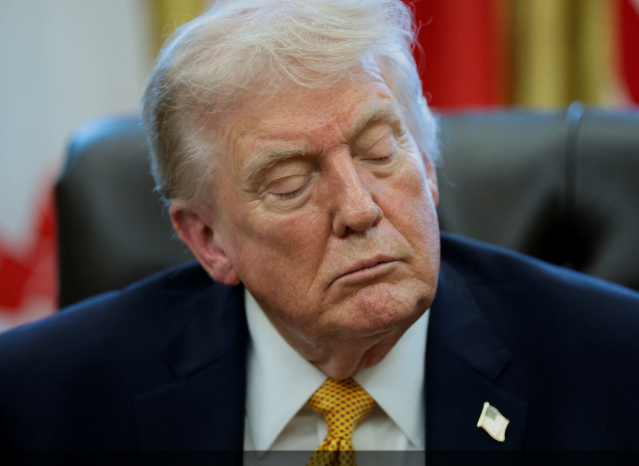 A Quiet Moment of Reflection From Donald Trump in Washington