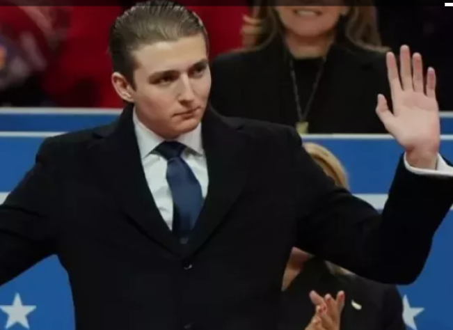 Barron Trumpv's shockinge announcement... See more