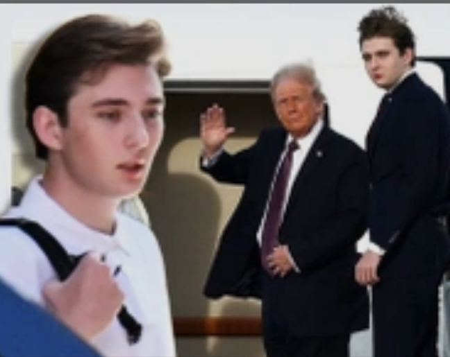 Barron Trump admits that he tested positive for...See more.tra