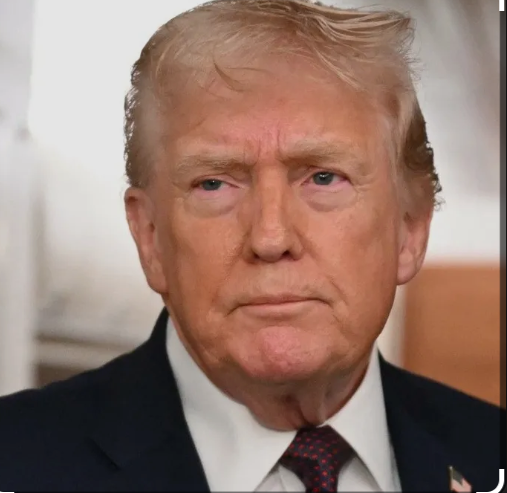 A Reflective Moment Frrom Donald Trump in Washington tr