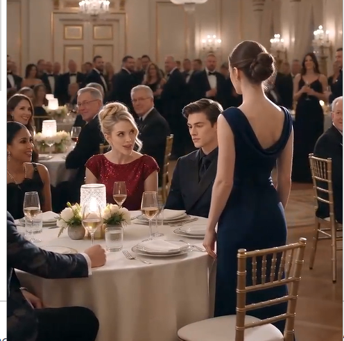 The ballroom remained frozen long after Madison and Ethan were escorted out.  No one moved.  No one spoke.  It was as if the entire room had forgotten how to breathe.