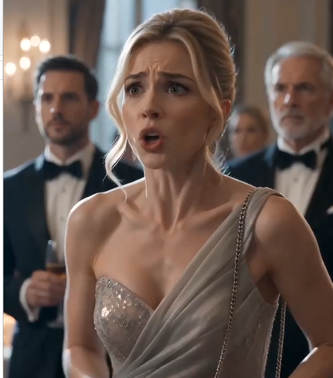 The ballroom had never been so quiet.  Damian's confidence crumbled before everyone's eyes.  The executives standing behind Elena weren't merely advisors.