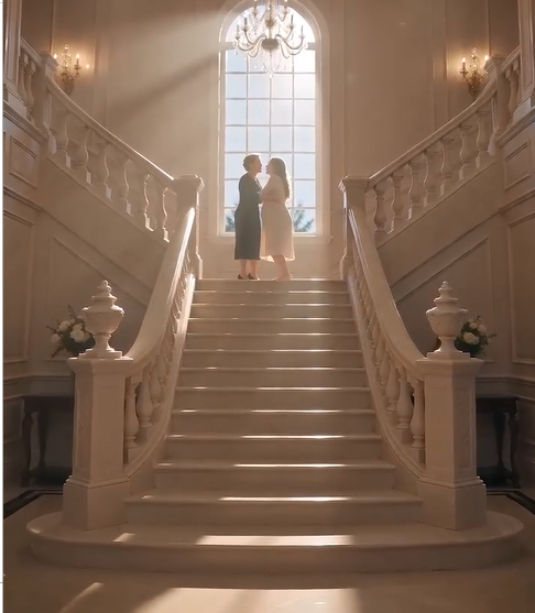 The scream came before the fall.Amelia Whitfield froze at the top of the grand staircase, her fingers reaching desperately for the banister—but she was too late.