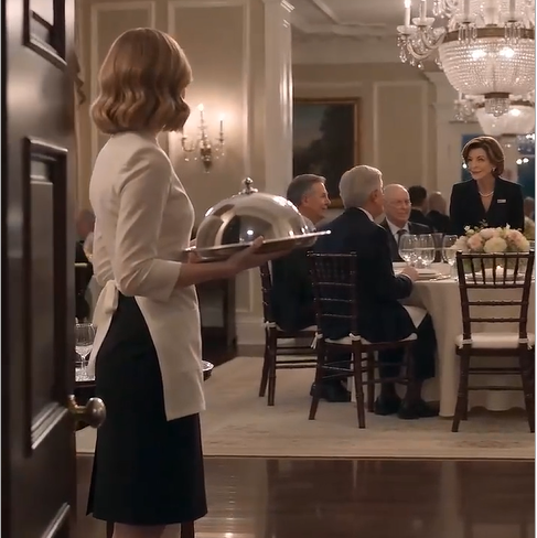 The room was reserved for the 💔💔⚡city's wealthiest families.People like politicians. Business owners. Old-money dynasties.