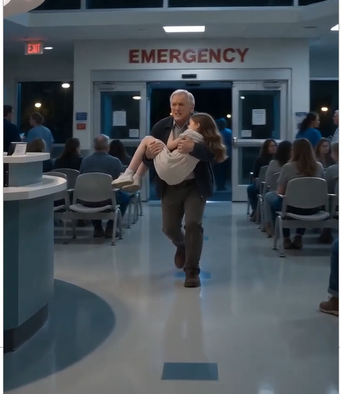 The elderly man’s desperate plea rang through the crowded hospital lobby.  Cradled in his trembling arms was a little girl no older than six. Her tiny body burned with fever. Her face was ghostly pale, her breathing shallow, and every few seconds a weak whimper escaped her lips as she clung to his shoulder.