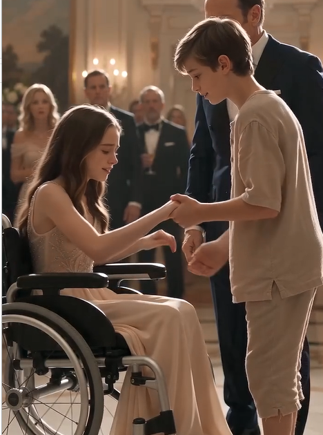 The little girl stood on trembling legs, clutching his hands as if they were the only solid thing in the world.  Her father rushed forward.  "Emily!"  He wrapped his arms around her before she could lose her balance.  She laughed through tears.