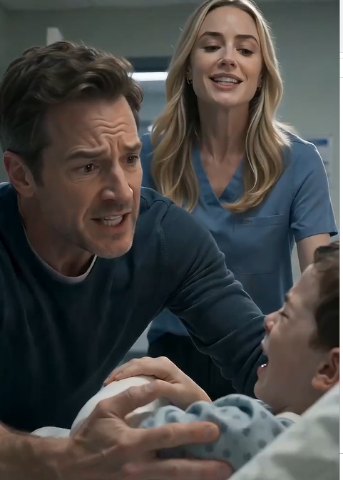 “Cut it off!” Noah screamed, his voice breaking into panicked sobs. His small body convulsed against the hospital bed until the metal frame rattled beneath him. “Please, Dad... cut my arm off!”