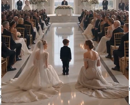 The ballroom fell into complete silence.Noah refused to let go of the maid.His tiny fingers clung tightly to her uniform as tears rolled down his cheeks. “Mommy...”