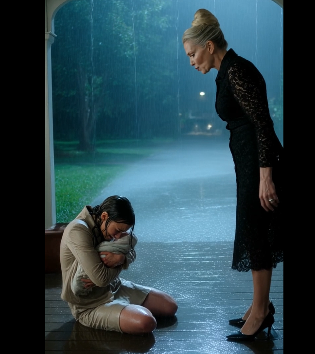 They Threw a New Mom and Her One-Week-Old Baby Into the Freezing Rain—Then a Billionaire Stepped Out of the Shadows