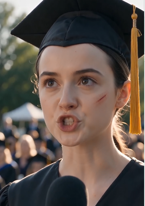 At my own graduation, my father slapped me so hard my cap flew onto the ground.  "You don't deserve that degree," he sneered, while my mother shouted, "You're nothing but a failure in a graduation gown!"