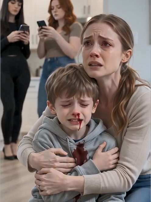 Brenda shot to her feet, her face turning crimson.  "You can't be serious, Marcus! We're your family!"  "My wife and daughter are my family," Marcus replied without hesitation. "Everyone else is a guest. Guests don't sit on a couch while a pregnant woman cooks with a sick child in her arms."