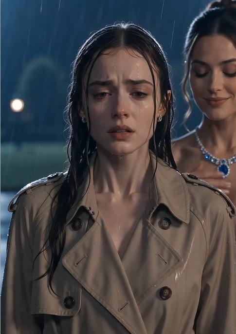 MY HUSBAND KICKED ME OUT OF OUR MANSION BAREFOOT IN THE POURING RAIN WHILE HIS MISTRESS WORE MY LATE MOTHER'S DIAMOND NECKLACE... BUT HE HAD NO IDEA WHO TRULY OWNED IT ALL.
