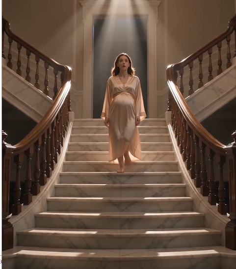 Chapter 1: The Footage No One Could Explain  The entire mansion fell into a suffocating silence.  Emily remained seated on the bottom step, both hands wrapped protectively around her stomach as tears streamed down her face.  "Is the baby moving?" her husband, Daniel Parker, asked, dropping to his knees beside her.  She nodded weakly.