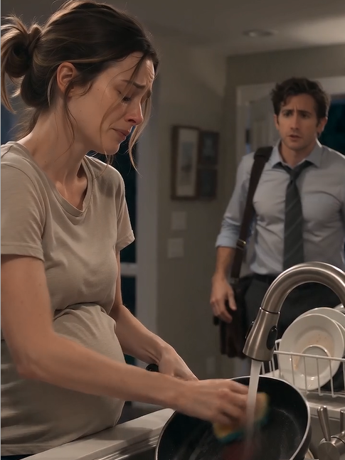 He came home at 10 p.m. and found his wife—eight months pregnant—crying over a sink full of dirty dishes. His family was only a few steps away. The Silent Kitchen "Why are you still doing all of this?"