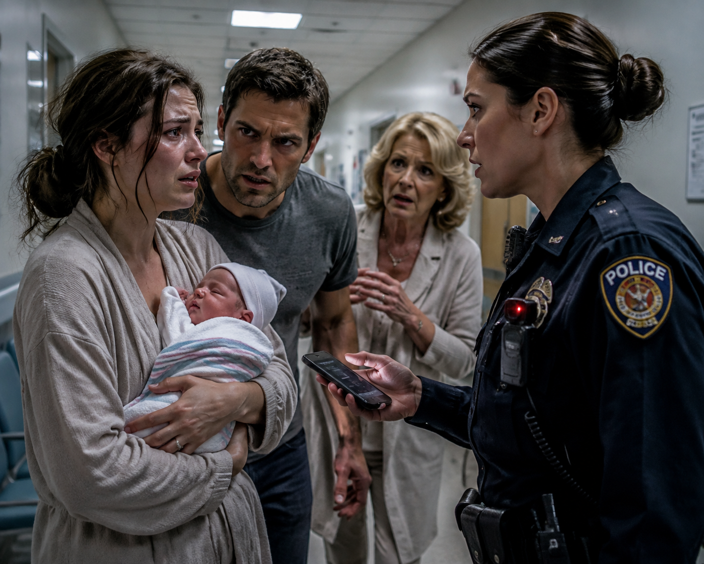 My Husband Tried to Take My Baby Away… Then the Police Heard What He Said