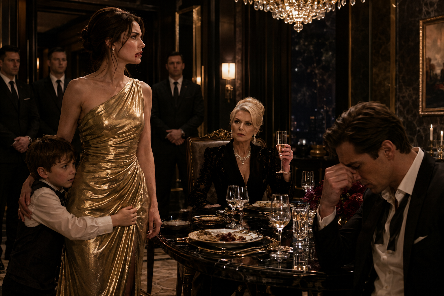 They Ridiculed the “Struggling Mom” at the Party—Then One Phone Call Put Their Entire Fortune on Hold.