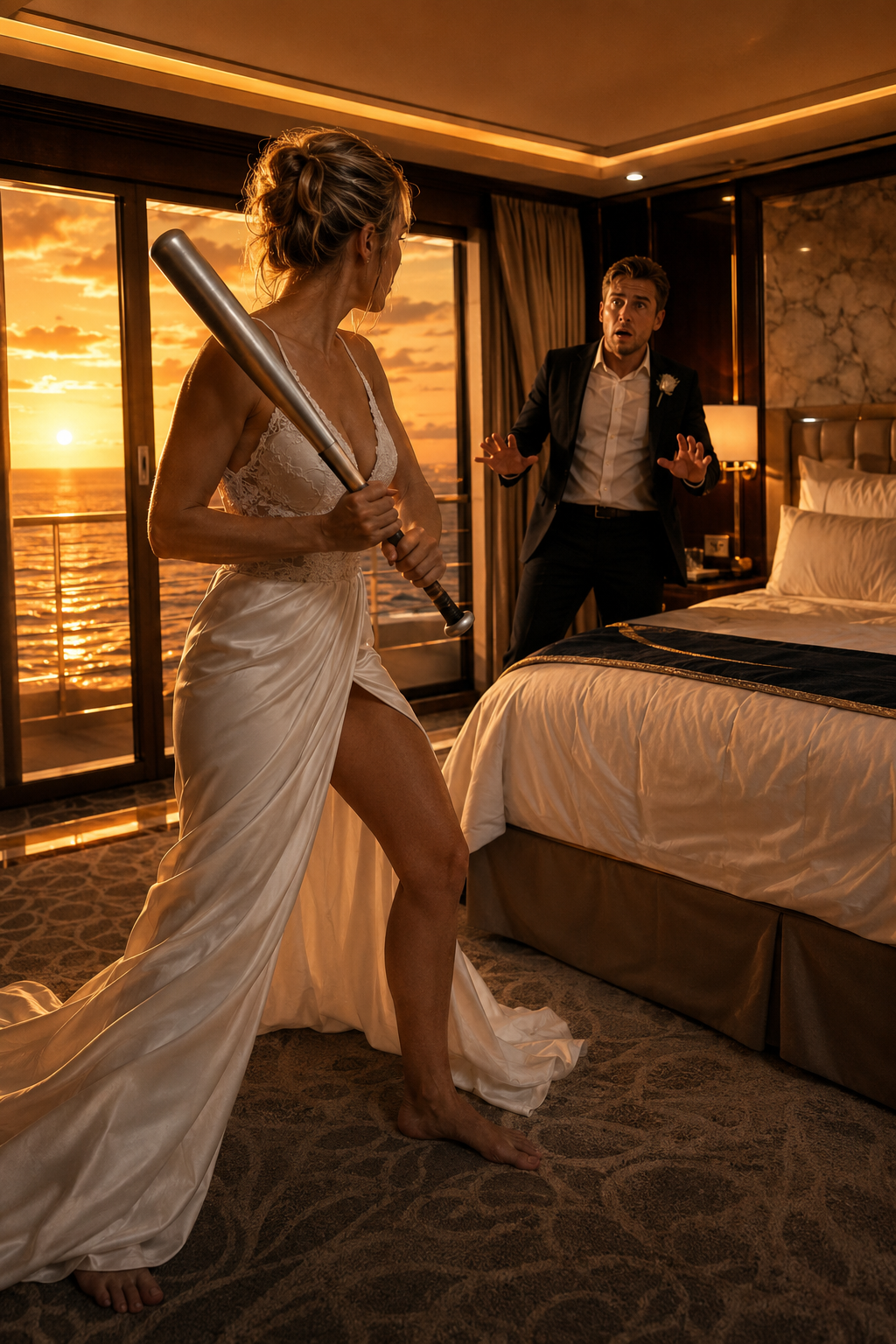 “He Thought He Married a Weak Bride… Until She Picked Up the Bat”