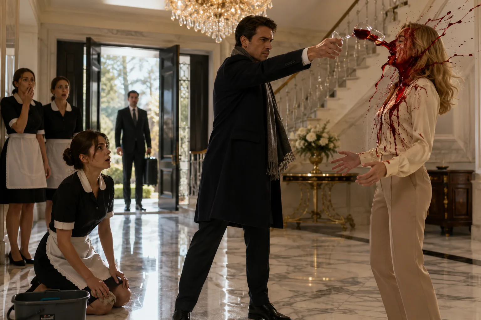 He Came to Save a $500 Million Deal—Then He Saw the Maid on Her Knees… and Everything Changed