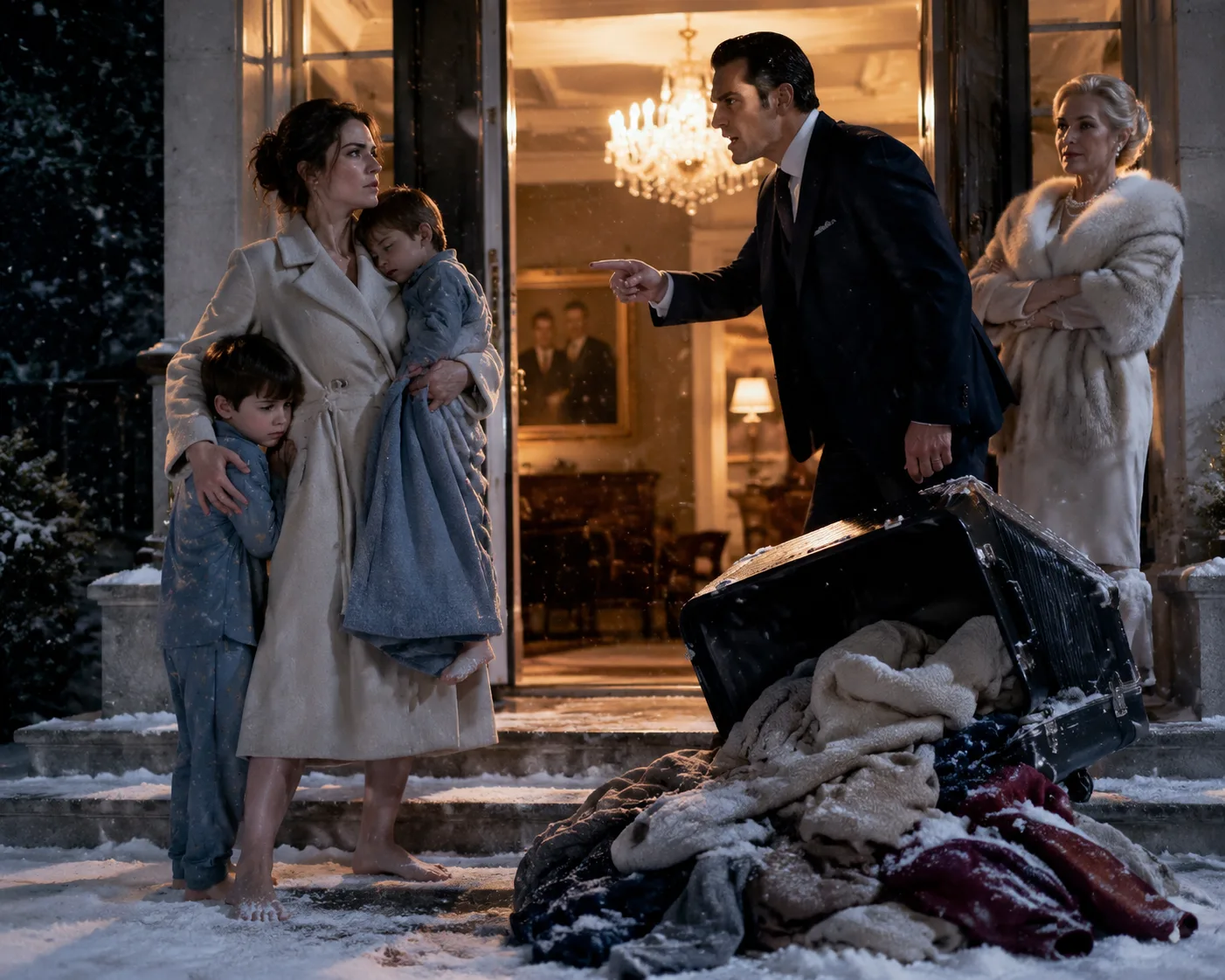 I Was Thrown Out In The Snow With My Newborn Twins They Thought I Was Broke, But One Phone Call Turned Theiir...