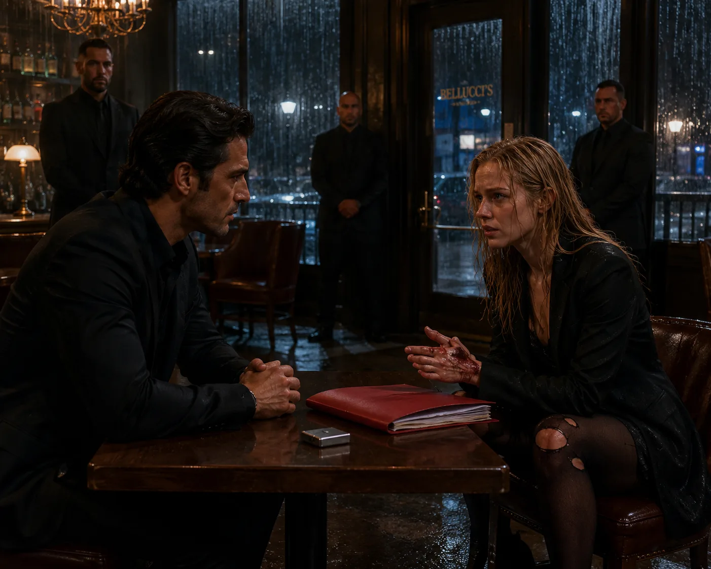SHE CAME TEN MIiNUTES LATE-THEN THE MAFIA BOSS SAW THE BLOOD ON HER SHOE