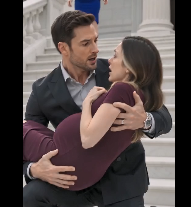 His Mistress Shoved His 8-Months-Pregnant Wife Down 30 Courthouse Steps—Then Her Brother Looked Up and Everyone Went Silent