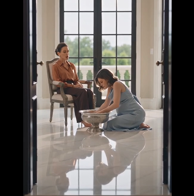 I Came Home Early and Found My Pregnant Wife Washing My Mother’s Feet—Then I Opened Six Months of Bank Records