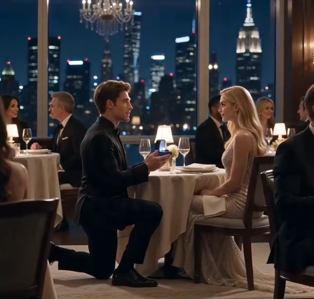Vanessa always believed that status was everything. Beautiful, wealthy, and accustomed to admiration, she expected men to compete endlessly for her attention. So when her quiet boyfriend, Andrew, dropped to one knee inside the city's most exclusive restaurant, she saw an opportunity—not for romance, but for humiliation.
