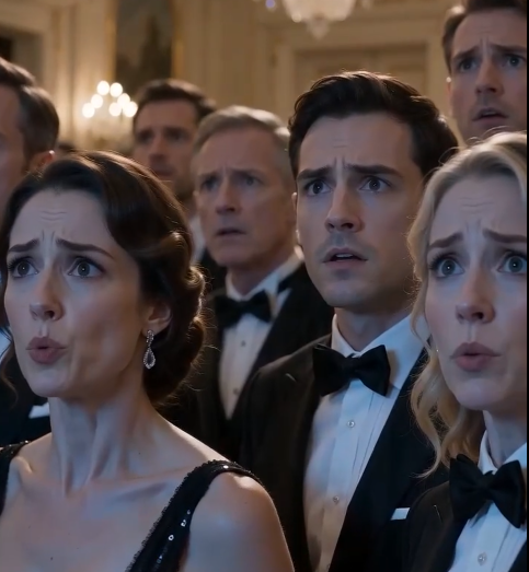 The ballroom fell into complete silence.