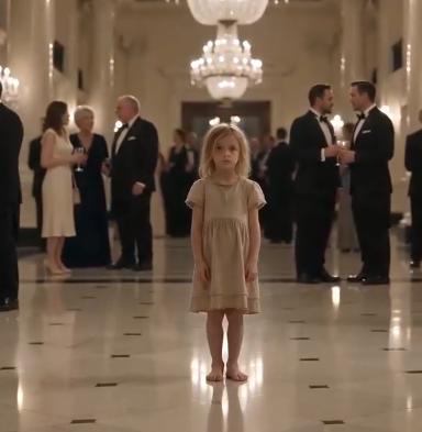 **A Little Girl Walked Barefoot into a Five-Star Hotel… Then Opened Her Lunchbox and Silenced the Entire Lobby**