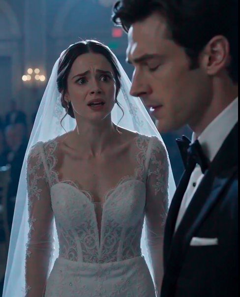 Gasps rippled through the ballroom like a wave hitting glass.  The bride stood frozen in the center aisle, her hand still raised slightly in the air, as if she couldn’t believe what had just been said.  “She… what?” she whispered.