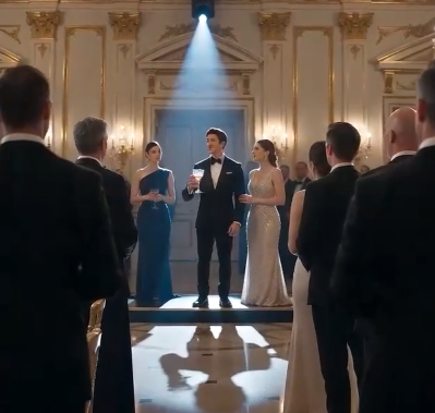 The applause faded.