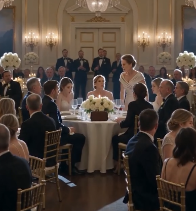 The slap rang through the wedding hall like a gunshot.