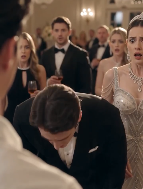 The laughter echoed through the ballroom.
